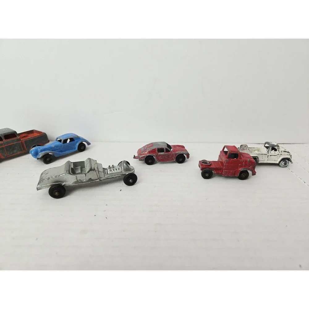 VIntage‎ metal toy car lot Tootsie Midge toy truck